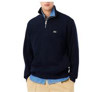 (Navy, 2XL) Lacoste Mens Sweatshirt High Neck Interlock Sweatshirt Cotton Sportswear Jumper