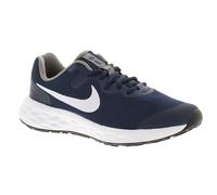 Nike Childrens Running Shoes Trainers Revolution 6 Lace Up navy UK Size