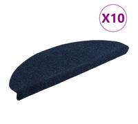 (navy, 65 x 21 x 4 cm/ 10 pcs) vidaXL Self-adhesive Stair Mats Decoration Stair Protector Anti-slip Stair Rug