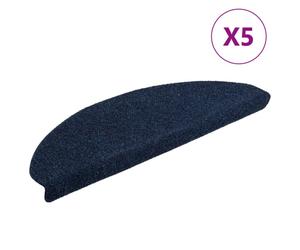 (navy, 65 x 21 x 4 cm/ 5 pcs) vidaXL Self-adhesive Stair Mats Decoration Stair Protector Anti-slip Stair Rug