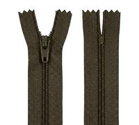 Navy 7 Inch 17.8 cm Nylon Dressmaking Zip, Closed End, Size No #3, Auto Lock Pull, Standard Sewing & Craft Zipper - Perfect for Clothes, Bags, Cushions, Pockets & More - Giddy Square