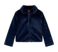 (navy, 92) Kids' Coat Long Sleeve School Children's Jacket Outwear Collar Coat Faux Fur