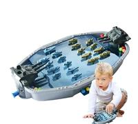 Navy Battle Board - Dinosaur Strategy Game, Two Player Competition Toy, Educational Fun Kit | Interactive Board Game for Kids Adults Family Learning Play Entertainment Challenge Y