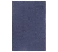 (Navy blue, 180 x 250 cm) vidaXL Rug Rectangular Cotton Indoor Floor Carpet Mat Rug Multi Colours/Sizes