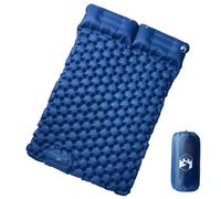 (navy blue, 2 person) vidaXL Self Inflating Camping Mattress with Pillows Air Mattress Sleeping Mat
