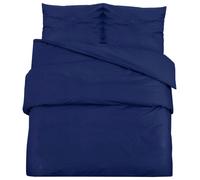 vidaXL Duvet Cover Set Navy Blue 260x220 cm Light-weight Microfiber
