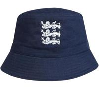 Navy Blue 3 Lion Test Cricket Bucket Hat with Embroided Logo Adult/Men ONE Unisex Size 58cm to 60cm