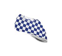 Navy Blue and White Buffalo Plaid Gingham Check Pattern1 Golf Club Head Covers Sturdy Iron Club Headcovers for Men Women