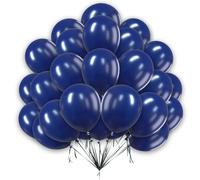 Navy Blue Balloons 25 Pcs Balloon Pack 5 Inch Dark Blue Latex Balloons for Boys Mens Night Blue Birthday Party Wedding Baby Shower Blue Valentine Decoration