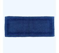 (Navy Blue, Bath Mat Runner) Luxury Reversible Cotton Bath Mat