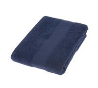 500 GSM Turkish Cotton Towel Soft, Absorbent & Quick-Drying Homescapes Navy Bath Sheet