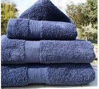 Navy Blue Bath Sheet 600gsm, Personalised with name