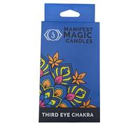 Navy Blue Candles for Third Eye Chakra (Pack of 12) Manifest Inspiration - 90 minutes Burn Time, Soy Wax. Meditation & Spiritual Enhancer, Grounding Energy, Magic Gift Set