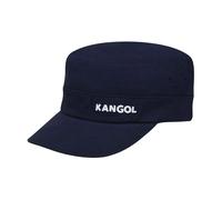 Navy Blue Cotton Army Cap with Hidden Pocket, female, Kangol, Hats & Caps, Blue, S/M, Accessories S/M