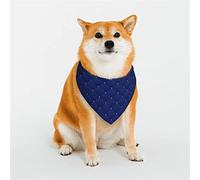 Navy Blue Dog Bandanas,Triangle Reversible Pet Scarf for Boy and Girl,Bandana for Small Medium Large and Extra Large Dogs Large