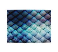 Navy Blue Geometric Pattern,500 Pieces Puzzles for Adults-Wooden Jigsaw Puzzle for Adults Elderly