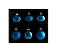 Navy Blue Glass Baubles