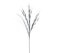 Navy Blue Glitter Wispy Christmas Spray - 100 cm Decorative Stem for Wreaths & Garlands