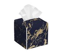 Navy Blue Gold Marble Parties, Tissue Box Cover Tissue Box Holder Tissue Dispenser Tissue Holder
