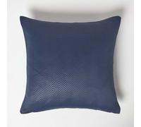 (Navy Blue) Herringbone Chevron Cushion Cover