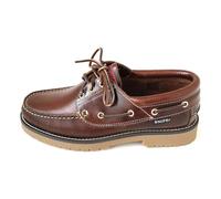 Navy Blue Nautical Snipe Shoes Brown Size: 10.5 UK