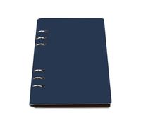 Navy Blue Notebook, Pu Leather Notebooks, Lined Paper Meeting Notebook 180Pages/90Sheets, Journal for Women, Work Books for Note Taking, Revision Supplies Women Man