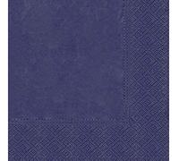 Navy Blue Paper Napkins Quality Decorative Serviettes 3ply 33cm x 33cm (Pack of 20)