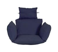 (Navy Blue) Patio Rattan Swing Garden Weave Hanging Egg Chair Wcushion In Or Pad Outdoor