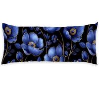 Navy Blue Pillow Cases Northern Europe Cushion Covers 55x160 cm Pillow Protectors Super Soft Decorative Pillows Bolster Hotel Pillows for Bed Cushions Body Pillowcases, for Home Bedroom Decor C - 169