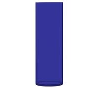 Navy Blue Plain Plastic Flower Vase for Home Decor 11.8 x 3.9 Inch Hurricane Vase Unbreakable Flower Vases for Centerpiece Dining Room Entryway Library Decor