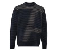 Navy Blue Pullover Jumper - male - Armani Exchange - Round-neck Knitwear - Blue - XS - Knitwear XS