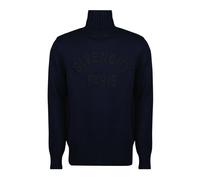 Navy Blue Roll Neck Jumper, male, Givenchy, Turtlenecks, Blue, M, Knitwear M