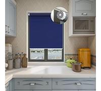 Navy Blue Roller Blind 100x160 cm - No-Drill Easy Installation Premium Blackout & Privacy Perfect for Home & Office Windows Various Stylish Window Treatment