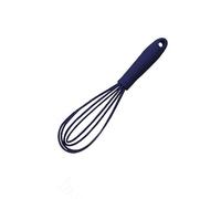 Navy Blue Silicone Whisk, Colorful Mini Silicone Whisks Multifunctional Manual Egg Beater Mixer Bake Tool for Blending Whisking Stirring Cooking Kitchen Utensils and Gadgets