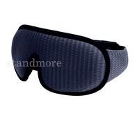 Navy Blue Sleep Eye Mask Soft 3D Memory Foam Padded Shade Cover Sleeping Travel Blindfold