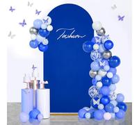 Navy Blue Spandex Arch Cover 6FT Wedding Arch Backdrop Cover