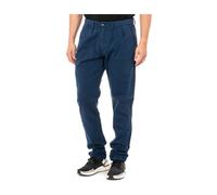 Navy Blue Straight Cut Trousers- male- La Martina- Chinos- Blue- W32- Trousers W32
