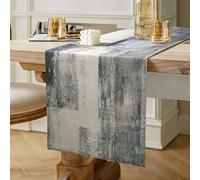 Navy Blue Table Runner Modern Grey Table Decor Retro Rustic Table Decorative Cloth for Xmas Outdoor Holiday Parties Great Gift Dinner TV Table Bridal Shower Home Dining 40 cm x 140 cm