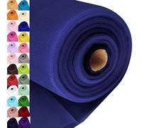 Navy Blue Tulle Fabric Roll Spool Bolt (54 Inch by 40 Yards) Large Tulle Wedding Party Decoration, Tutu Skirt, Table Runner, Gift Wrapping, Bridal Shower, Soft & Drape (Navy Blue)