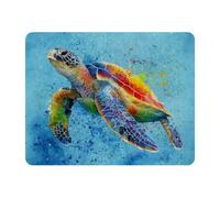 Navy Blue Turtle Mouse Pad 11x9 Inch, Ultra-Smooth Rectangle Mouse pad with Non-Slip Rubber Base for Computers Laptop, Color291