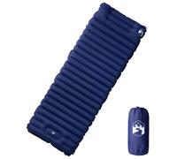 (navy blue) vidaXL Self Inflating Camping Mattress & Pillow 1-Person Sleeping Mat Green