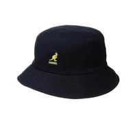 Navy Blue Washed Cotton Bucket Hat - female - Kangol - Accessories - Blue - S - Accessories S