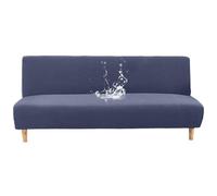 Navy Blue Waterproof Armchair Slipcover - Elastic Stretch Sofa Protector, Removable Bottom, Perfect for Pet-Friendly Homes, Easy to Clean, Small Size, Slish Fur Cover