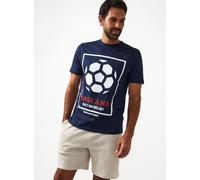 Navy Built on Belief Football Graphic T-Shirt XL