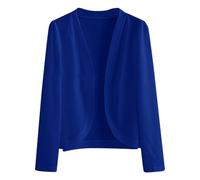 Navy Cardigans for Women UK Long Sleeve Plus Size Women's Spring and Autumn Knitted Jumper Sweaters Solid Color V-Neck Knit Jumper Outerwear Ladies Cardigans Size 12 14 Women's Fashion