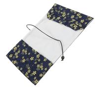 Navy Cloth Book Cover A5 Adjustable Handmade Sleeve