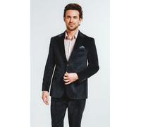 Dobell Mens Navy Corduroy Jacket Regular Fit 100% Cotton-44R
