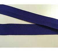 Navy Cotton Blend Binding Apron Herringbone Twill Webbing Tape Sew Strap 25mm Wide 1"- 10 metres