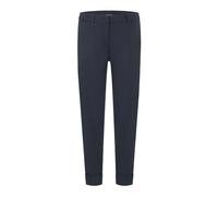 Navy Cropped Trousers High Quality, female, Cambio, Slim-fit Trousers, Blue, 2XL, Trousers 2XL