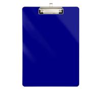Navy Dark Blue Solid Color Pure Plain Student clipboard Transparent for Homework Pediatric Size 9 x 12 Silver
